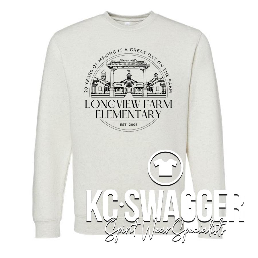 LFE ANNIVERSARY HEATHER OATMEAL LAT SWEATSHIRT