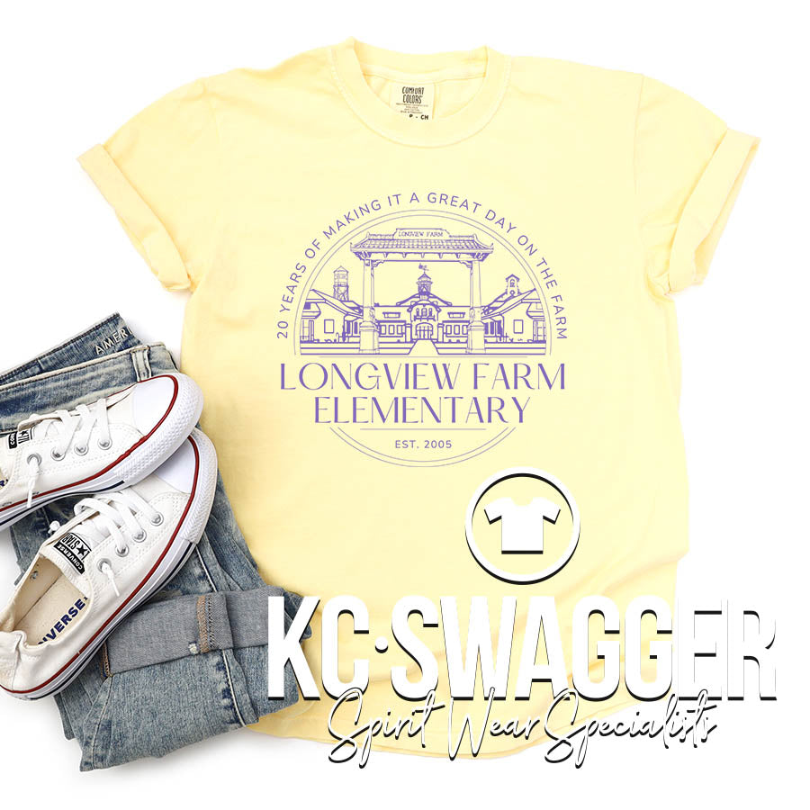 LFE ANNIVERSARY BUTTER COMFORT COLORS TEE