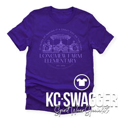 LFE ANNIVERSARY PURPLE BELLA CANVAS TEE