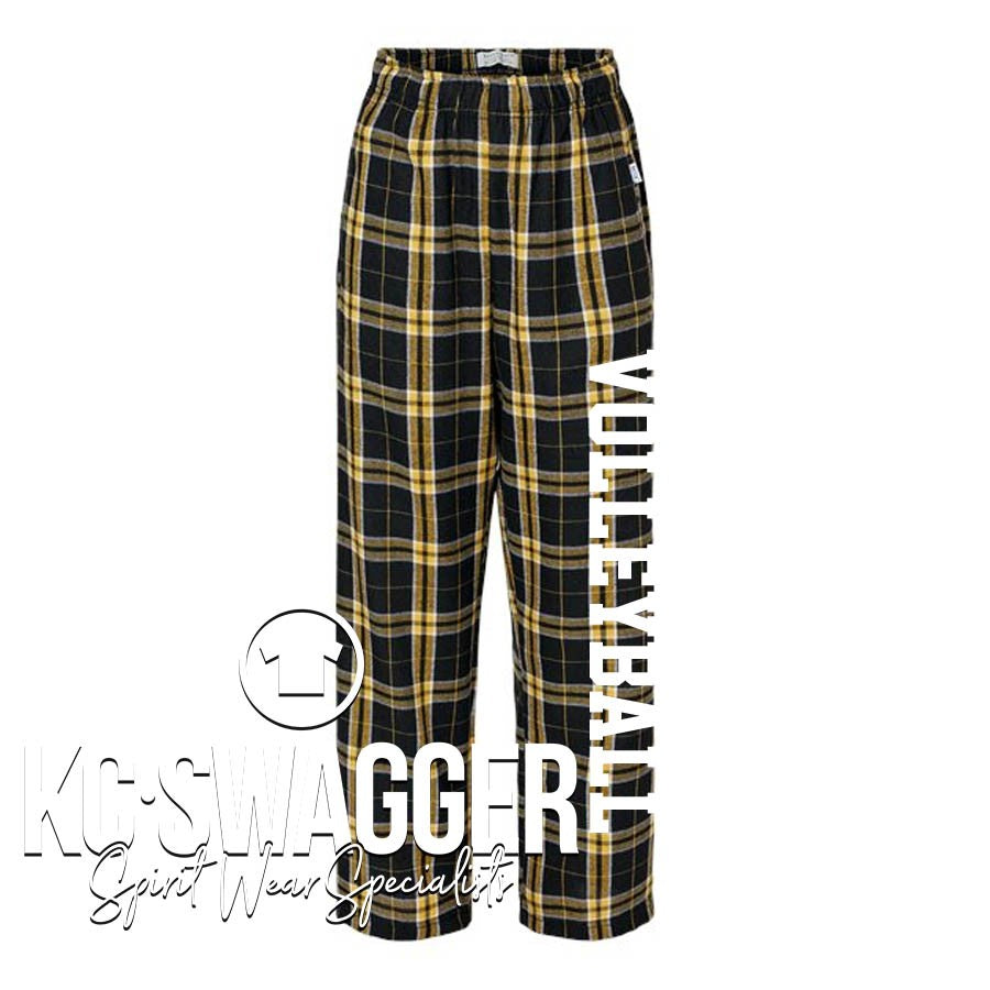 PLMS VOLLEYBALL PLAID FLANNEL PANTS