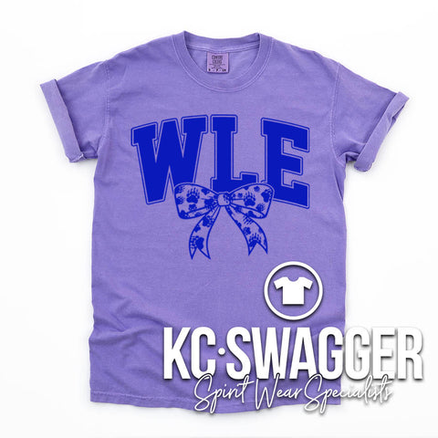 WLE BEARS VIOLET COMFORT COLORS TEE