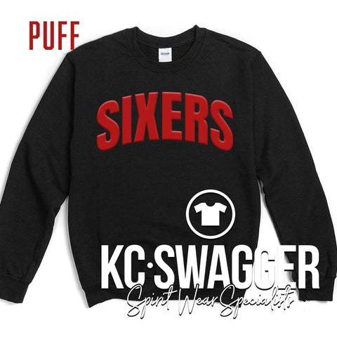 SIXERS BASKETBALL BLACK GILDAN SWEATSHIRT