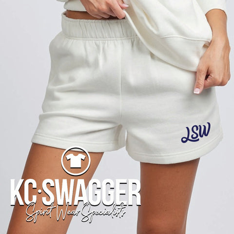 LSW CHEER LINEN ENZA LADIES SWEATSHORTS