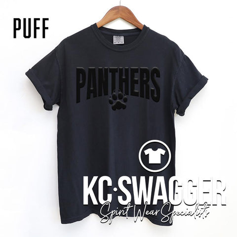 SPE PANTHERS BLACK COMFORT COLORS TEE