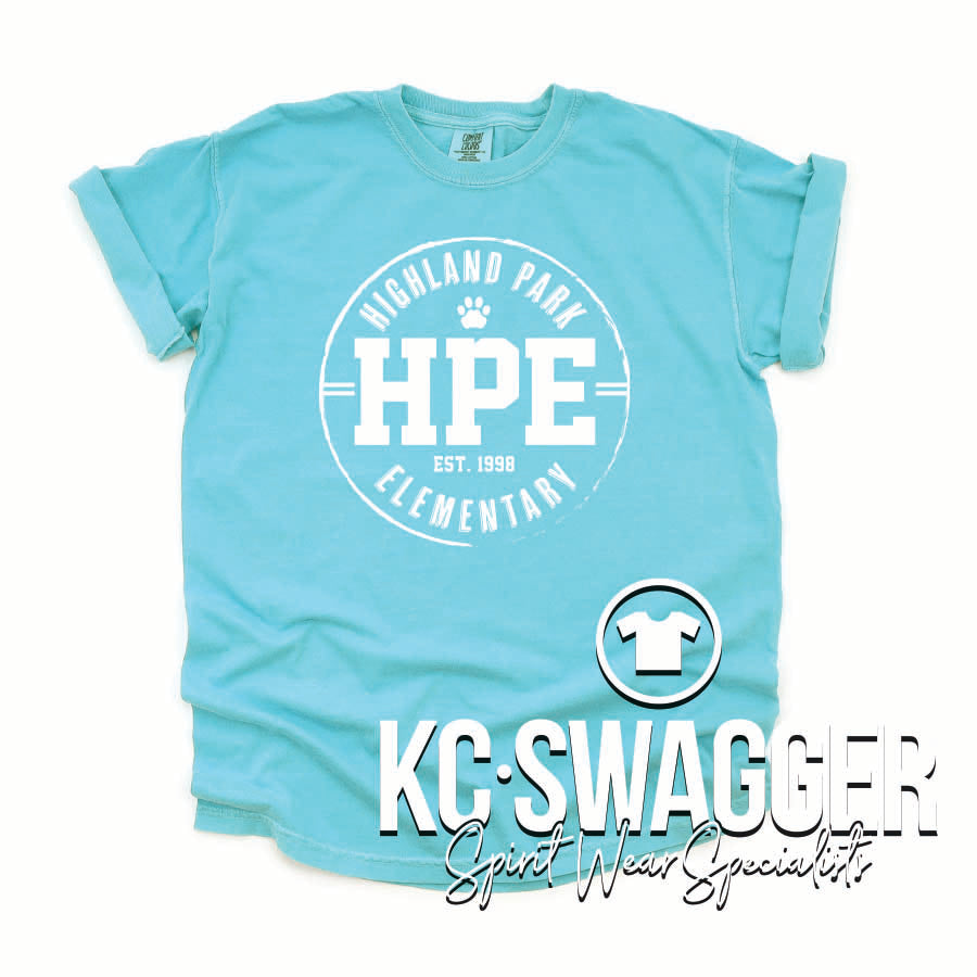 HPE HUSKIES SEAFOAM COMFORT COLORS TEE