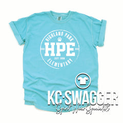 HPE HUSKIES SEAFOAM COMFORT COLORS TEE