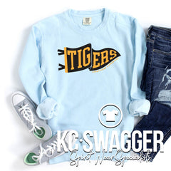SPE TIGERS CHAMBRAY COMFORT COLORS SWEATSHIRT