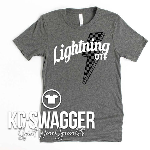 OTF LIGHTNING DEEP HEATHER TEE