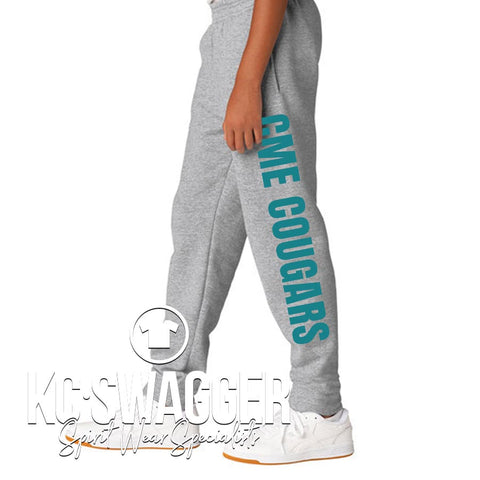 CME COUGARS ATHLETIC HEATHER JOGGERS