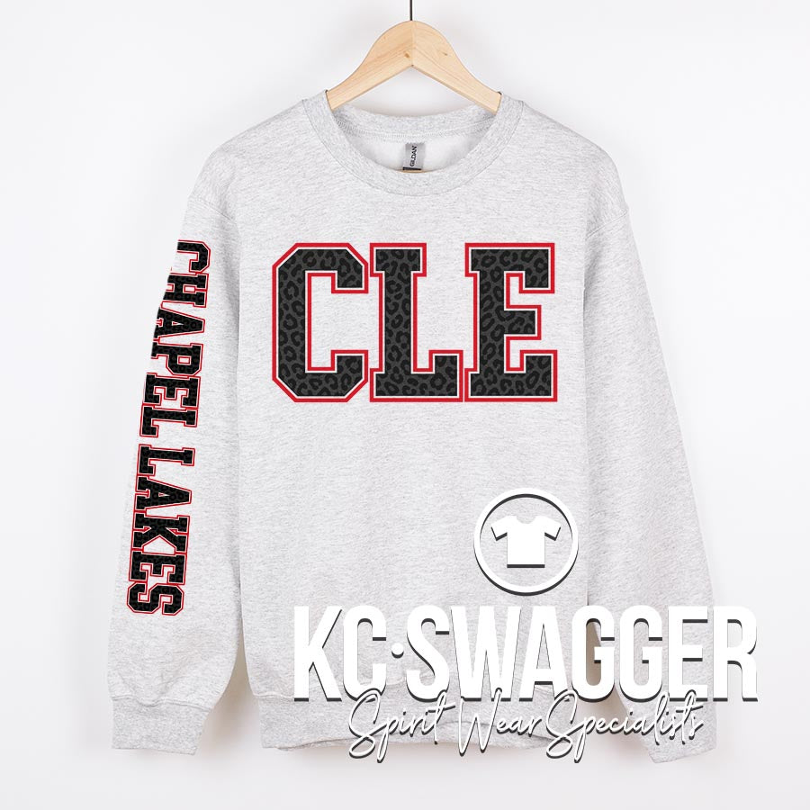 CLE CHEETAHS ASH PORT AND CO SWEATSHIRT