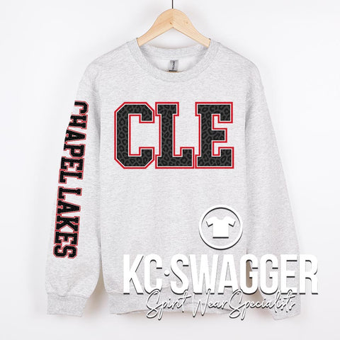 CLE CHEETAHS ASH PORT AND CO SWEATSHIRT