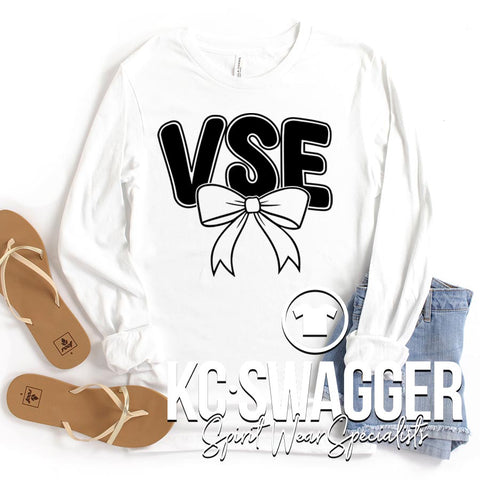 VSE FALCONS WHITE BELLA CANVAS LONG SLEEVE TEE
