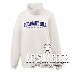 PH ROOSTERS CREAM JULIET MOCKNECK FLEECE SWEATSHIRT