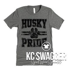 MRMS HUSKIES DEEP HEATHER BELLA CANVAS TEE