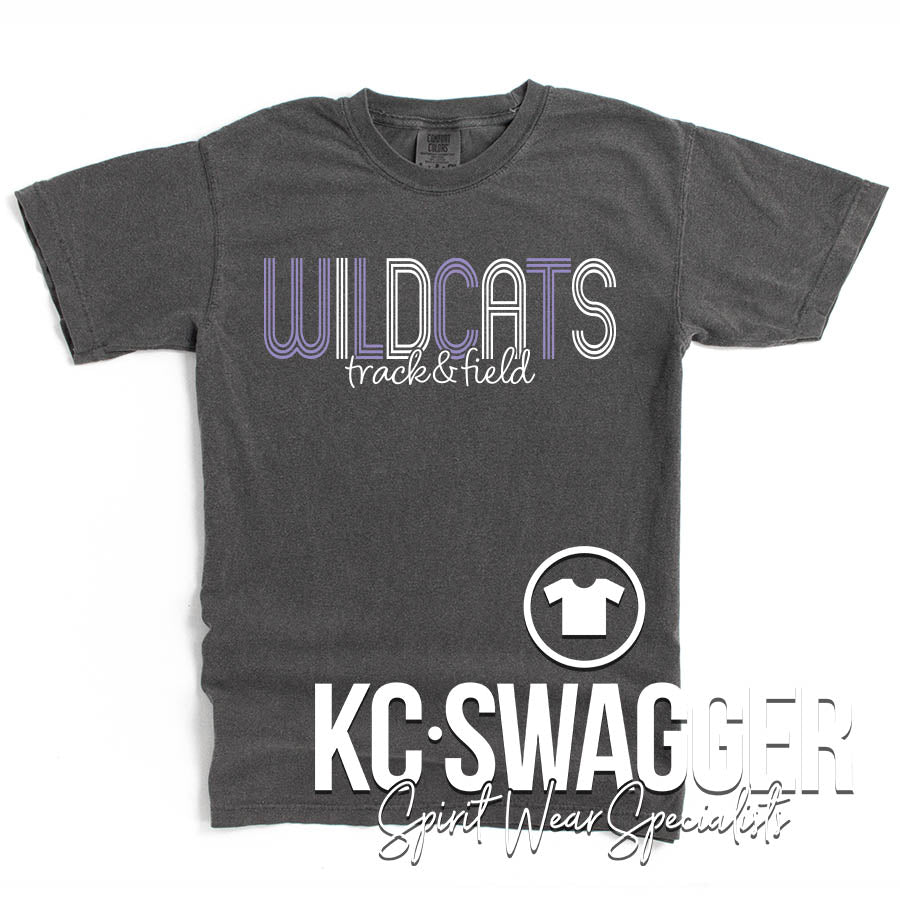 BSHS GIRLS TRACK AND FIELD PEPPER COMFORT COLORS TEE