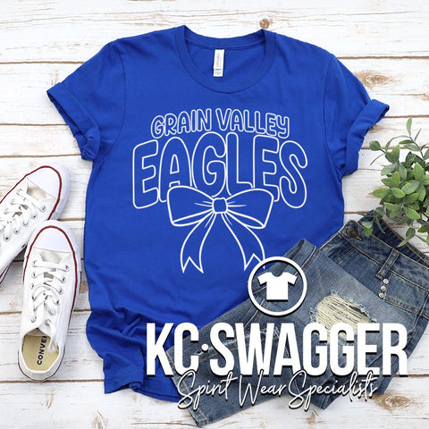 GVME EAGLES ROYAL BELLA CANVAS TEE