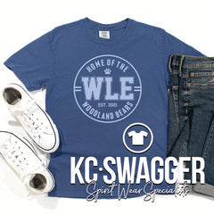 WLE BEARS CHINA BLUE COMFORT COLORS TEE