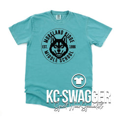 MRMS HUSKIES SEAFOAM COMFORT COLORS TEE