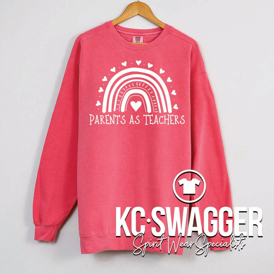 PARENTS AS TEACHERS WATERMELON COMFORT COLORS SWEATSHIRT