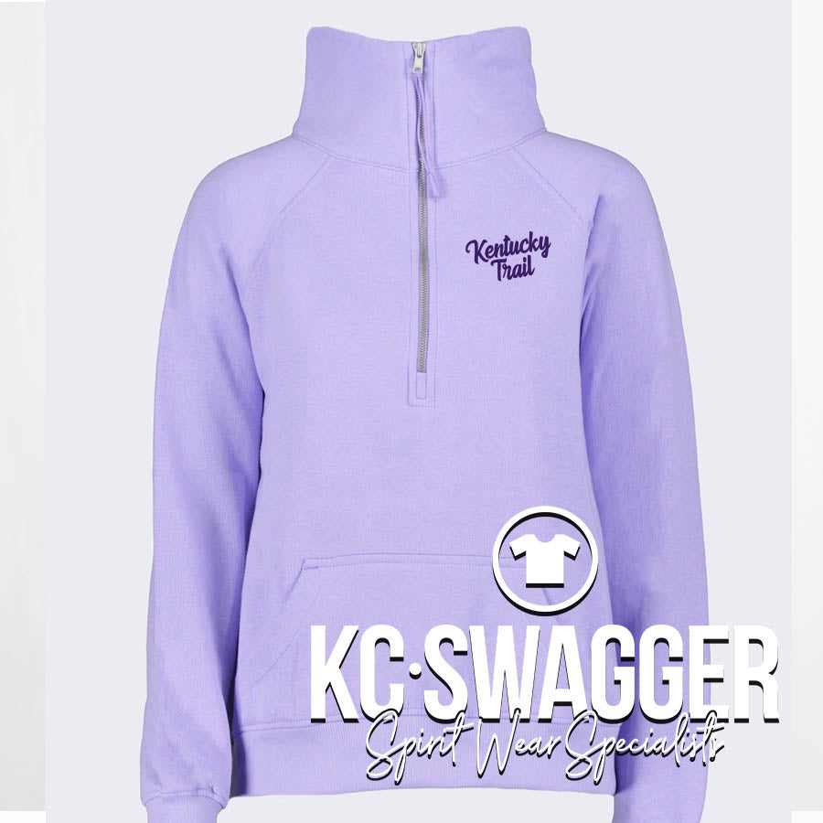 KTE PIRATES ORCHID ENZA LADIES HALF ZIP FLEECE