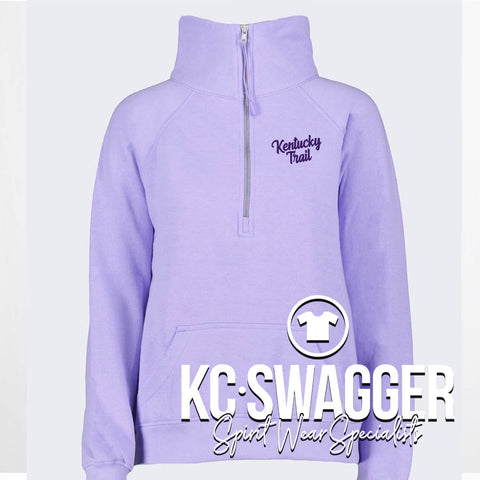 KTE PIRATES ORCHID ENZA LADIES HALF ZIP FLEECE