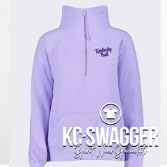 KTE PIRATES ORCHID ENZA LADIES HALF ZIP FLEECE