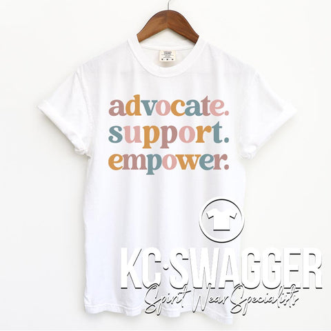 ISD MENTAL HEALTH WHITE COMFORT COLORS TEE