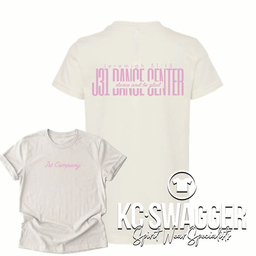 J31 DANCE VINTAGE WHITE BELLA CANVAS TEE