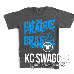 PBE MUSTANGS PEPPER COMFORT COLORS TEE