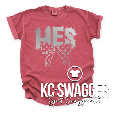 HES HUSKIES CRIMSON COMFORT COLORS TEE