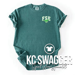 FSE MUSTANGS BLUE SPRUCE COMFORT COLORS TEE