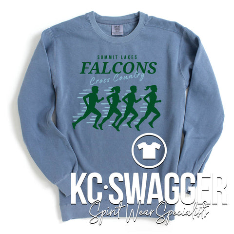 SLMS XC BLUE JEAN SWEATSHIRT (ADULT ONLY)