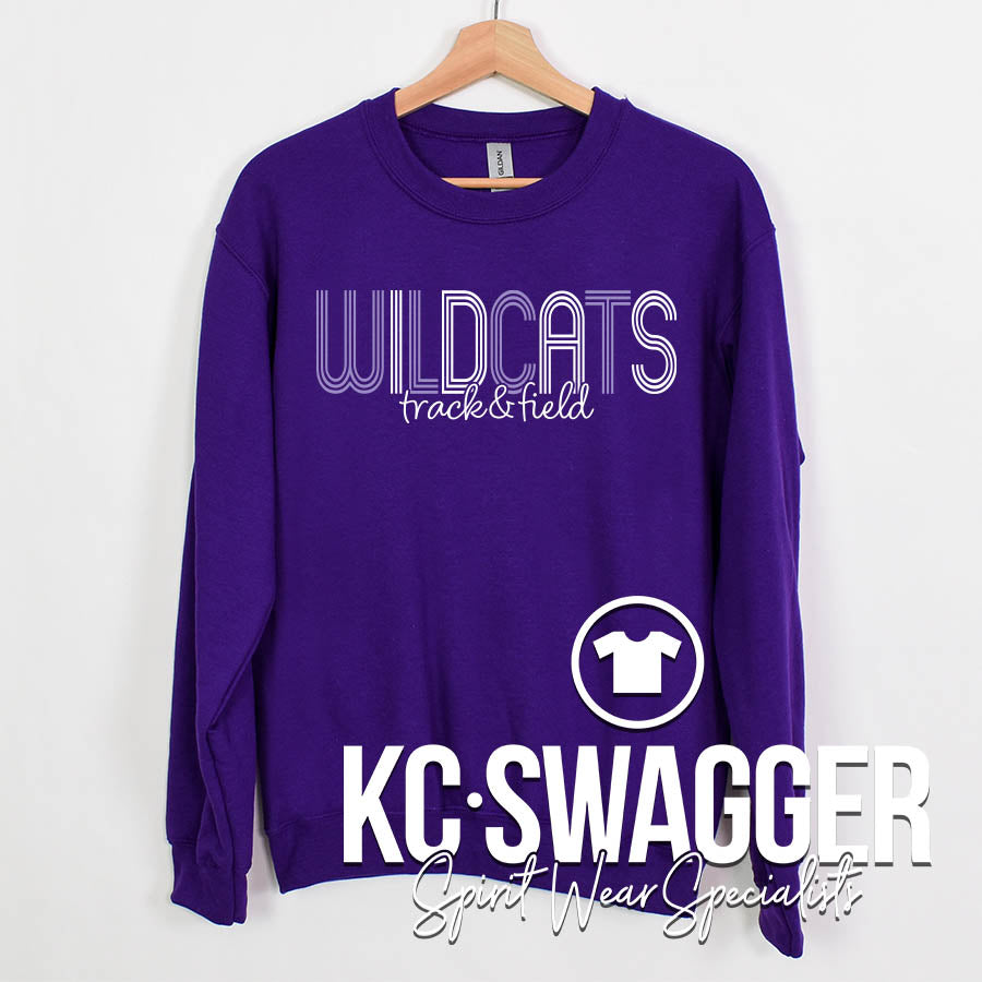 BSHS GIRLS TRACK AND FIELD PURPLE GILDAN SWEATSHIRT