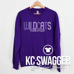 BSHS GIRLS TRACK AND FIELD PURPLE GILDAN SWEATSHIRT