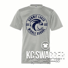 SLMS FALCONS SILVER C2 SPORT PERFORMANCE TEE