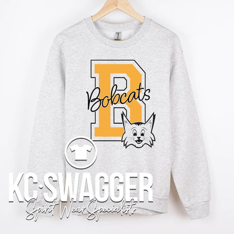 BBE BOBCATS ASH JERZEES SWEATSHIRT