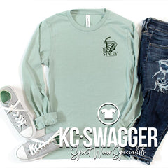 SHS ORCHESTRA HEATHER SAGE LONG SLEEVE BELLA CANVAS TEE