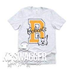 BBE BOBCATS ASH BELLA CANVAS TEE