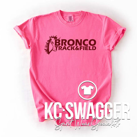LSN TRACK NEON PINK TEE