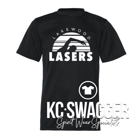LAKEWOOD CRUISERS BLACK C2 PERFORMANCE TEE