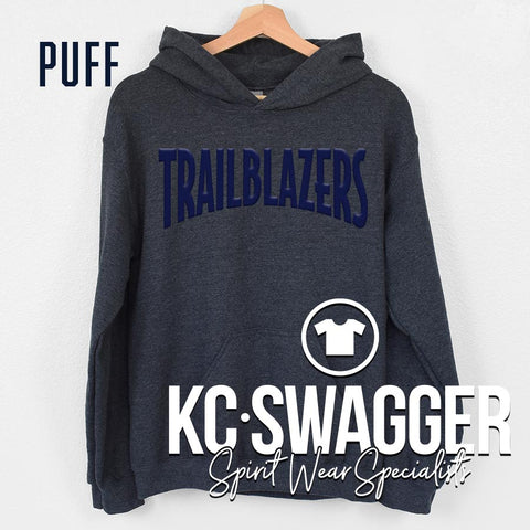 SFT TRAILBLAZERS HEATHER CHARCOAL GILDAN HOODIE