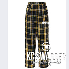 PLMS TIGERS BLACK AND GOLD BOXERCRAFT FLANNEL PANTS