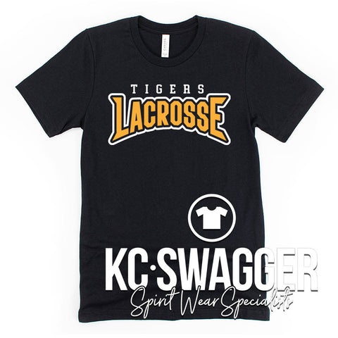 LSHS GIRLS LACROSSE BLACK BELLA CANVAS TEE