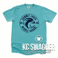 SLMS FALCONS SEAFOAM COMFORT COLORS TEE