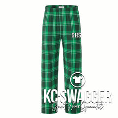 SHS ORCHESTRA GREEN MCINTOSH PLAID BOXERCRAFT FLANNEL PANTS