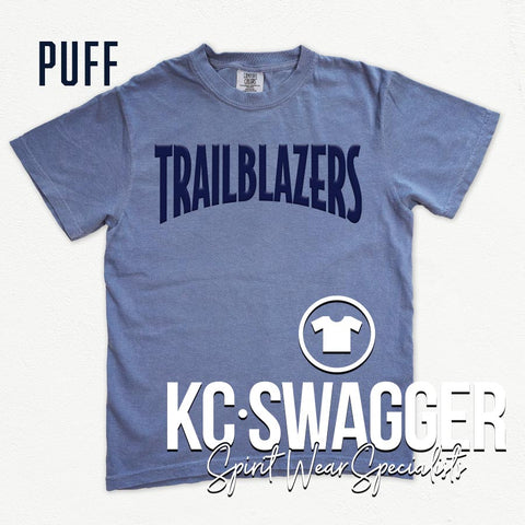 SFT TRAILBLAZERS BLUE JEAN COMFORT COLORS TEE
