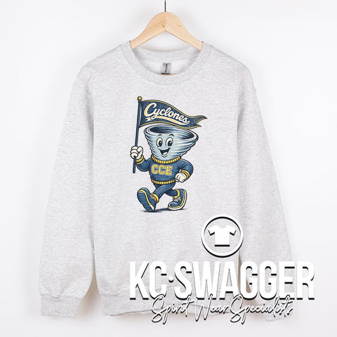 CCE CYCLONES ASH PORT AND CO SWEATSHIRT