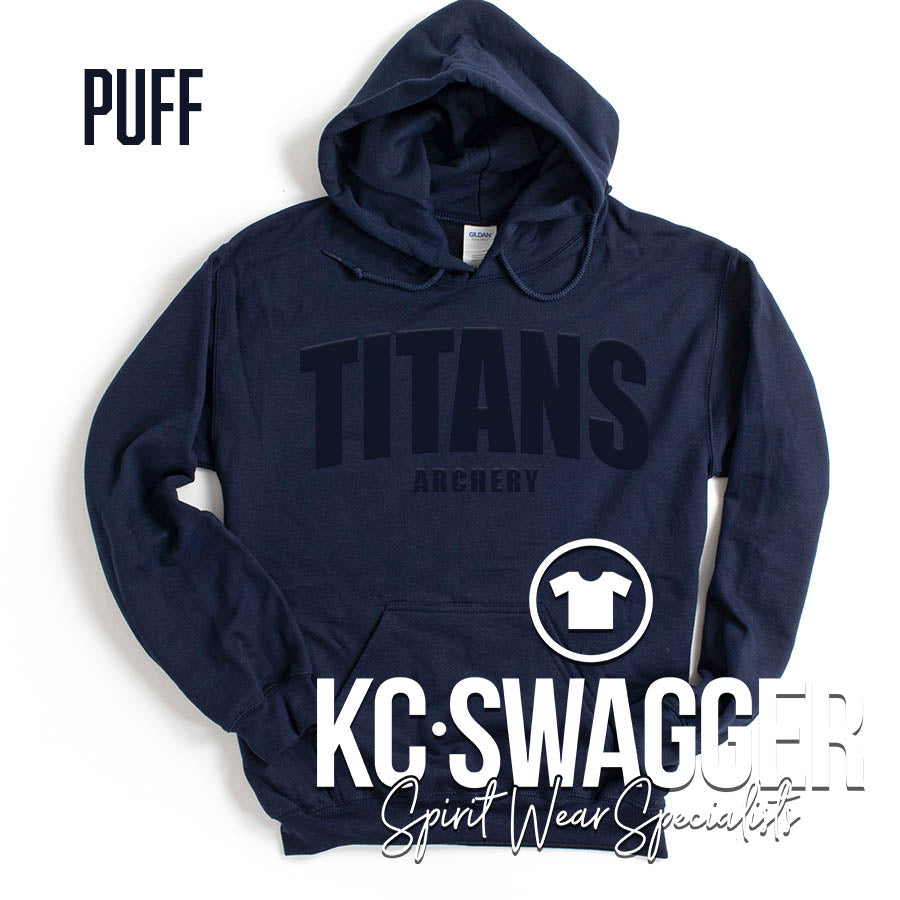 LSW ARCHERY NAVY GILDAN HOODIE