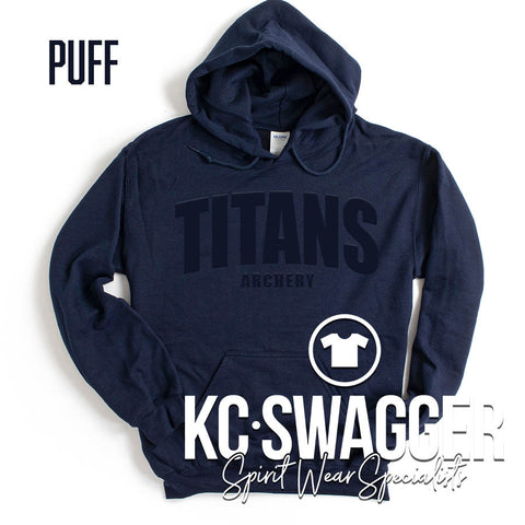 LSW ARCHERY NAVY GILDAN HOODIE