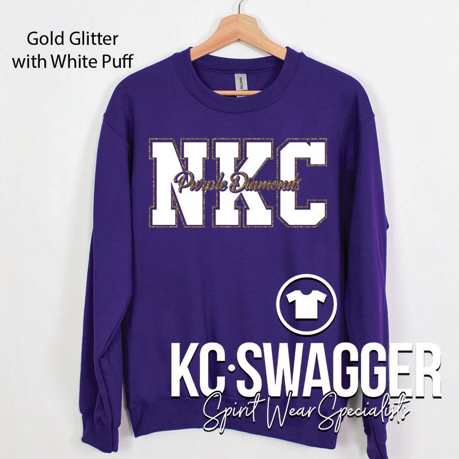 NKC PURPLE DIAMONDS PURPLE PORT AND CO SWEATSHIRT
